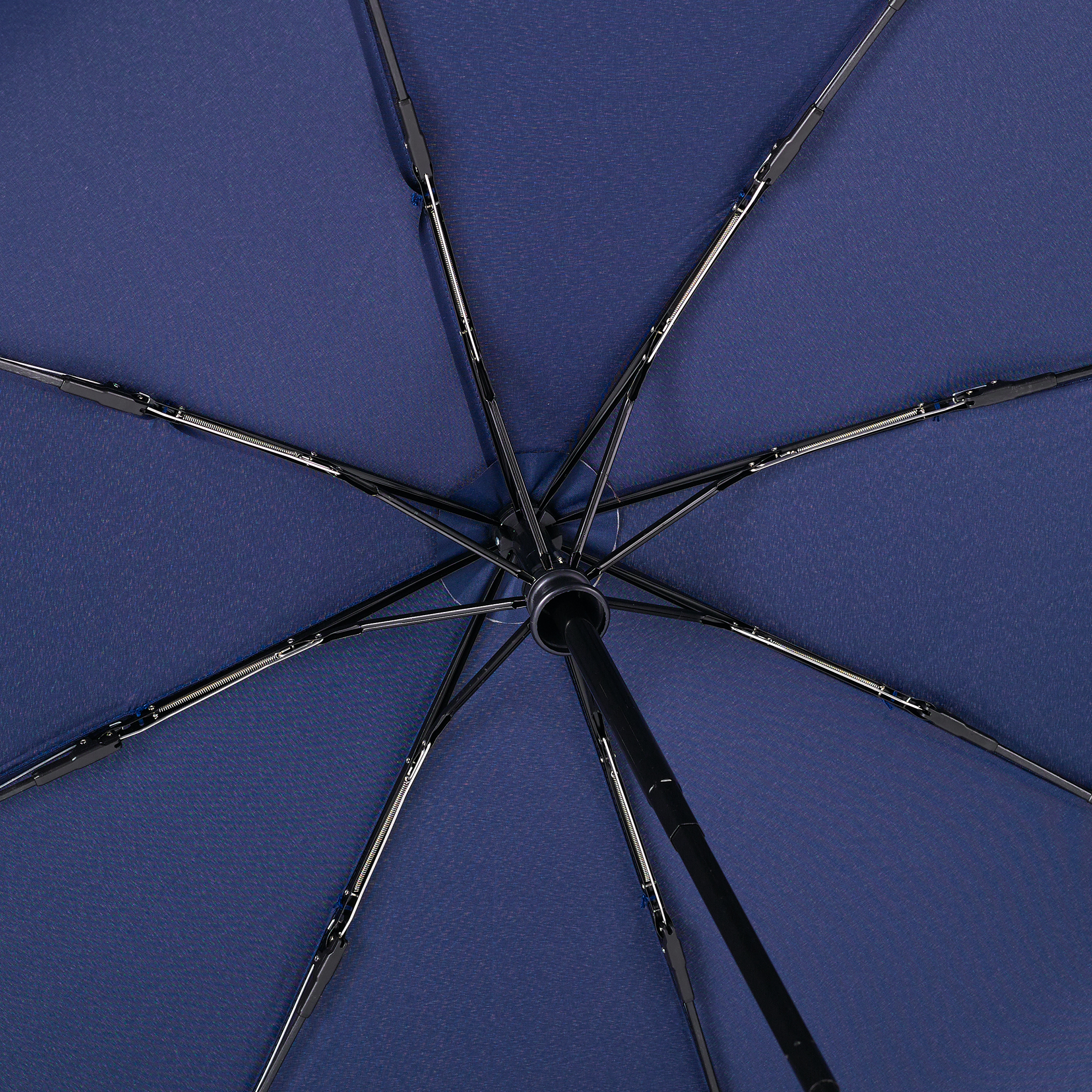 Parapluie de ville 32P7-PPD, écologique, bleu marine, parapluie de poche, écologique, automatique, matériaux durables, dessin à pois, rose