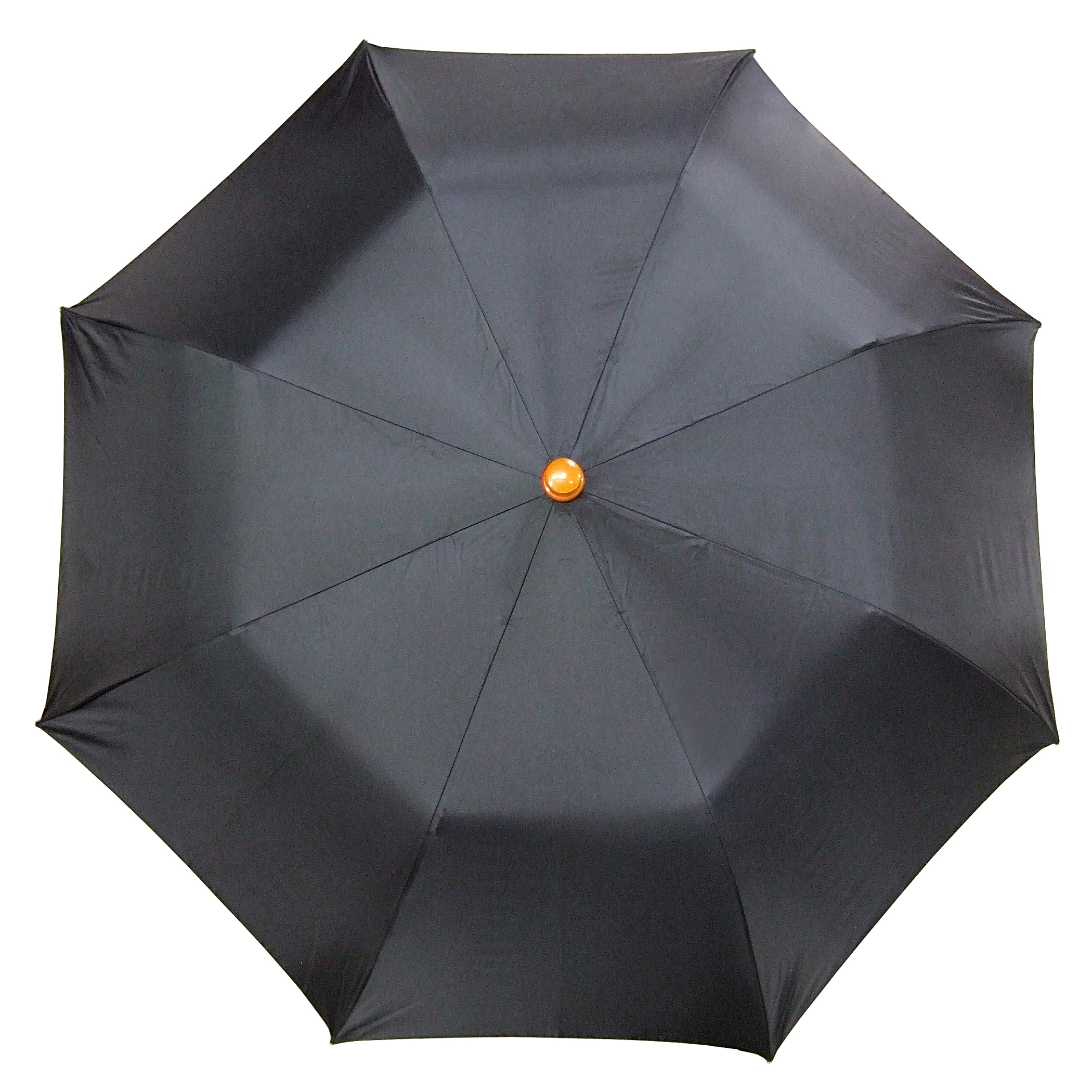 Klassik-Regenschirm CM07-NXT-BA, schwarz, Griff in Rot