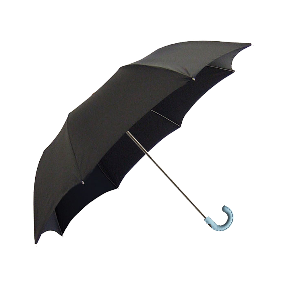 Classic umbrella CM07-NXT-BA, black, light blue handle