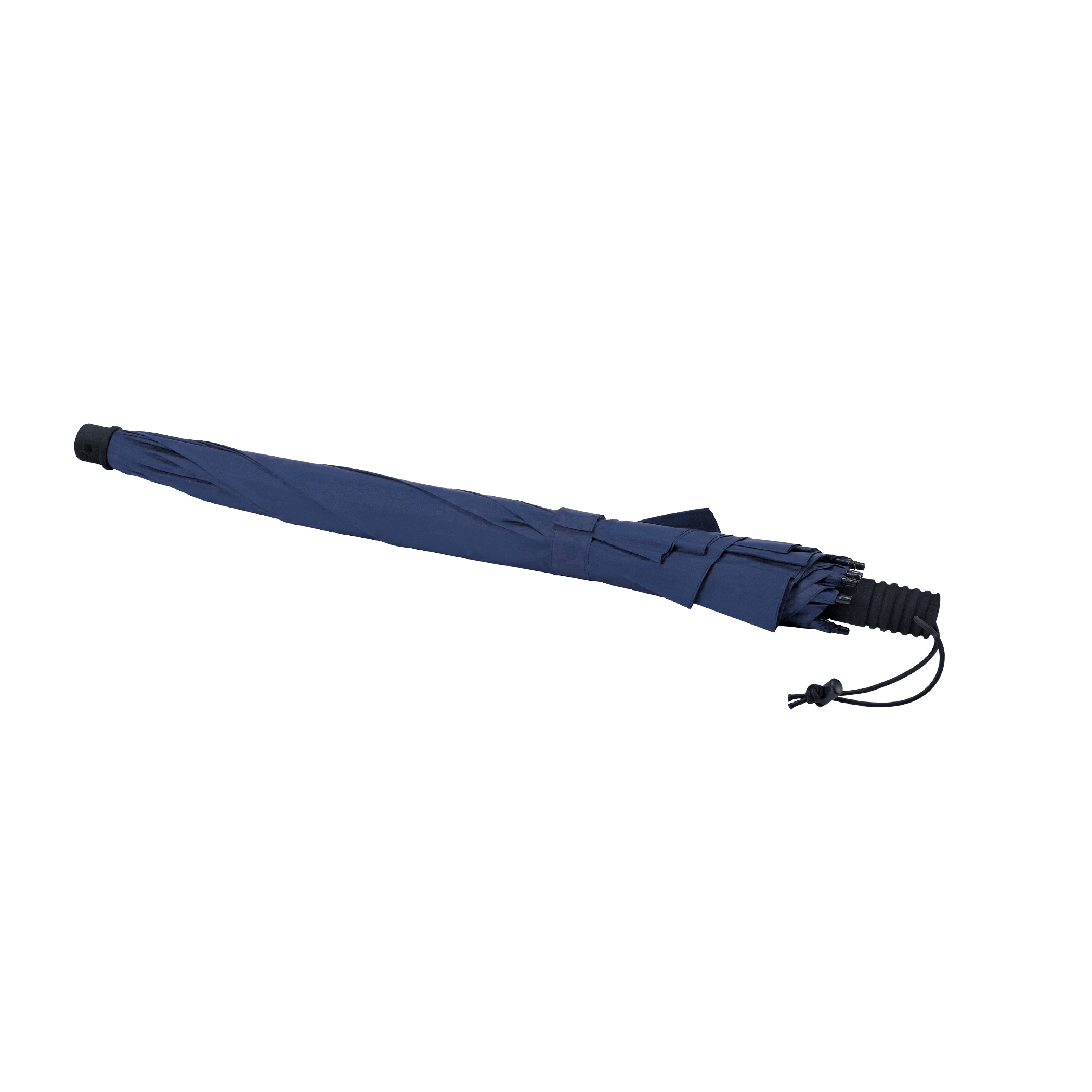 Trekking-Regenschirm Swing backpack handsfree, marineblau, Stockschirm, handfrei, verlängertes Dach