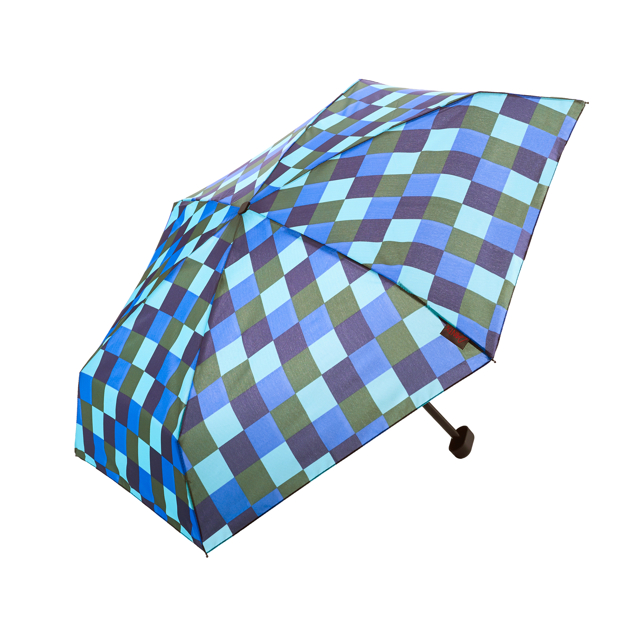 Trekking umbrella Dainty, blue / green plaid