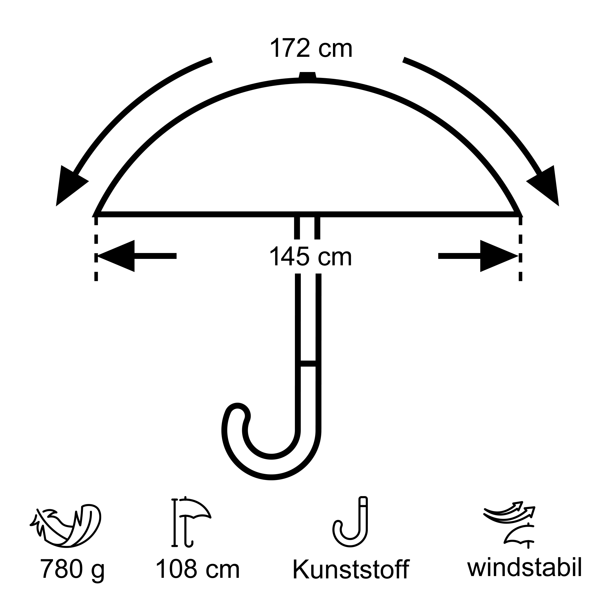 Toller Versandpreis! EuroSCHIRM | kaufen birdiepal Golf-Regenschirm | Online rain