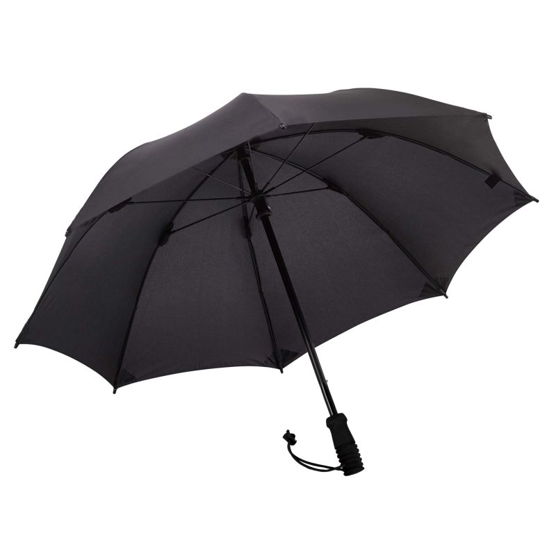 Trekking umbrella Swing handsfree ultra, black, stick umbrella, handsfree, UV protection 50+
