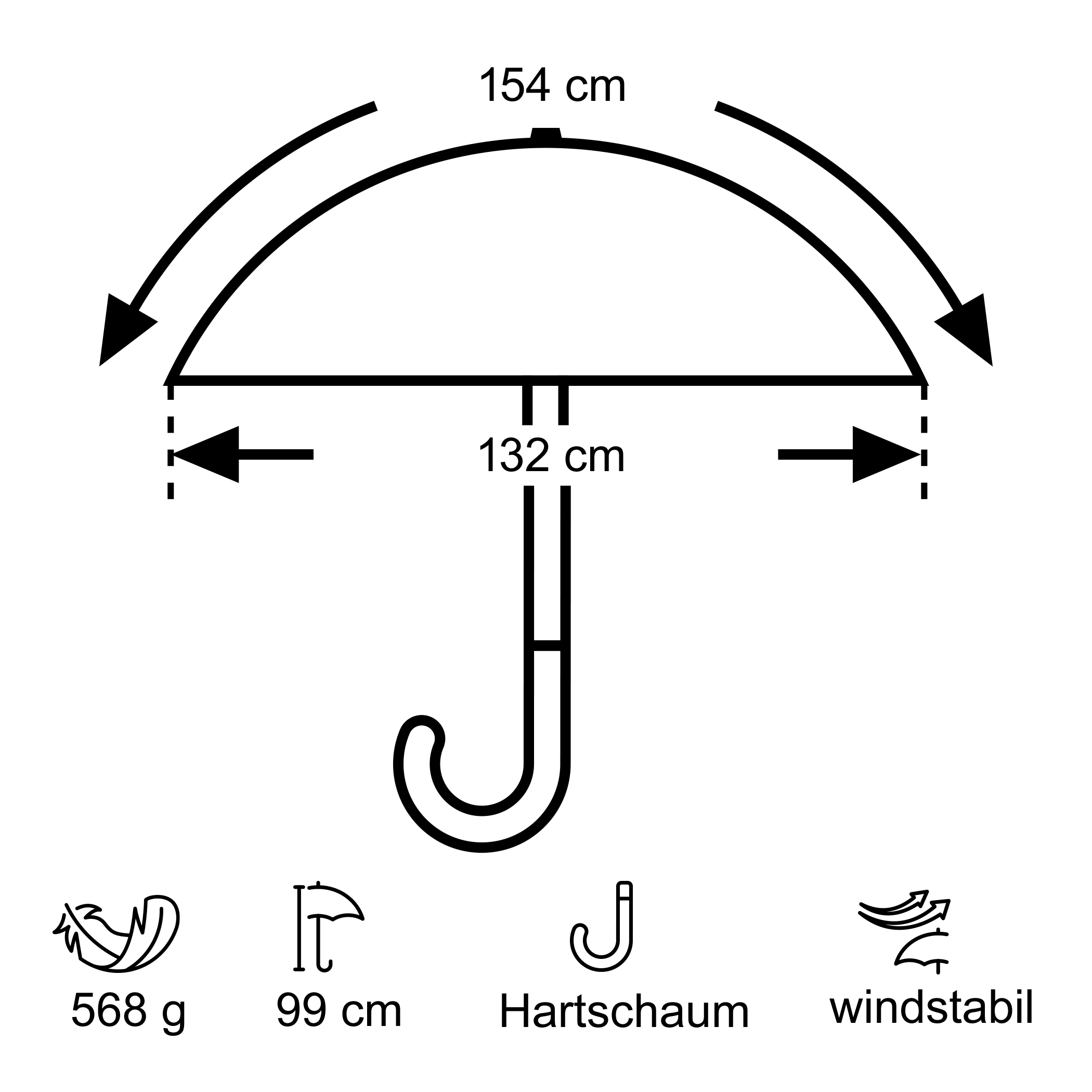 birdiepal Golf-Regenschirm EuroSCHIRM® windflex | Online kaufen |