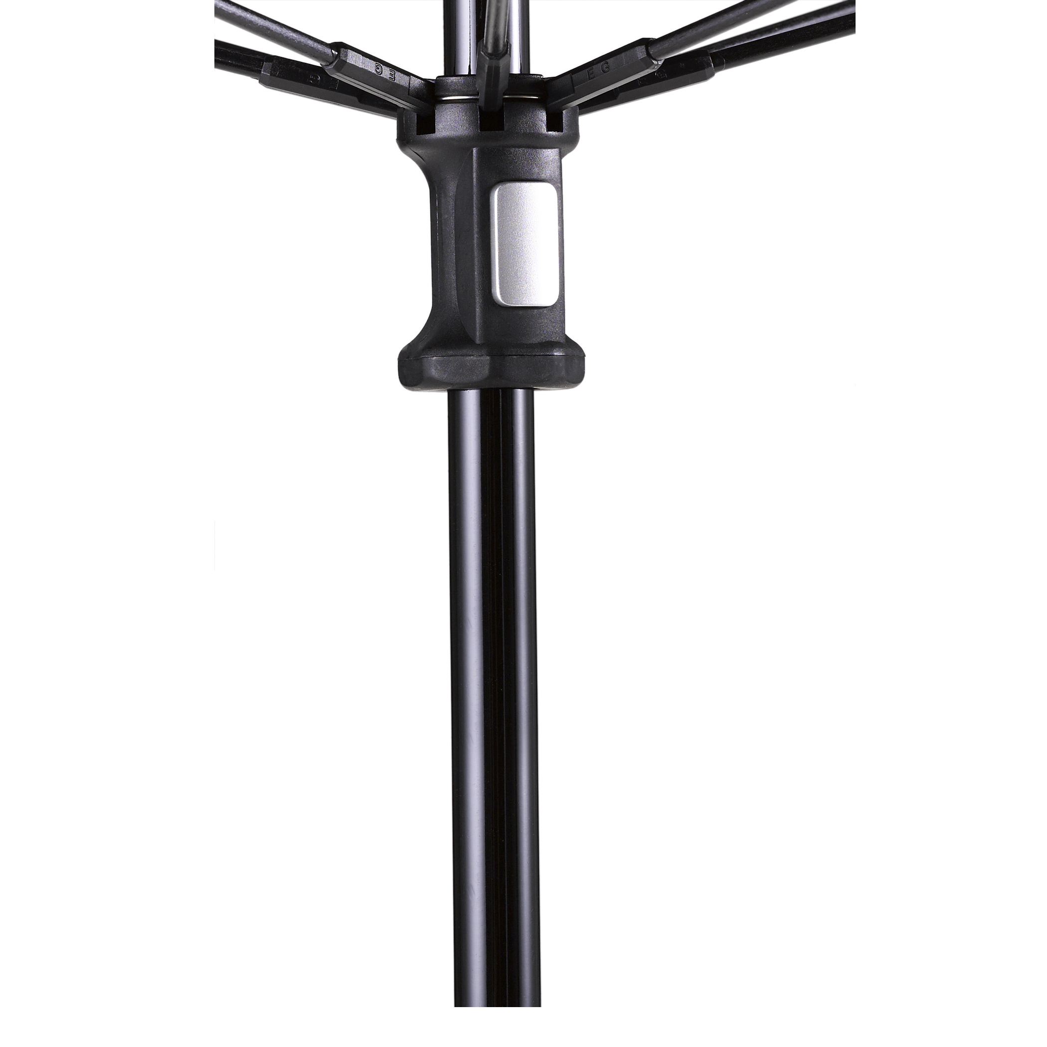Trekking umbrella Swing handsfree ultra, black, stick umbrella, handsfree, UV protection 50+