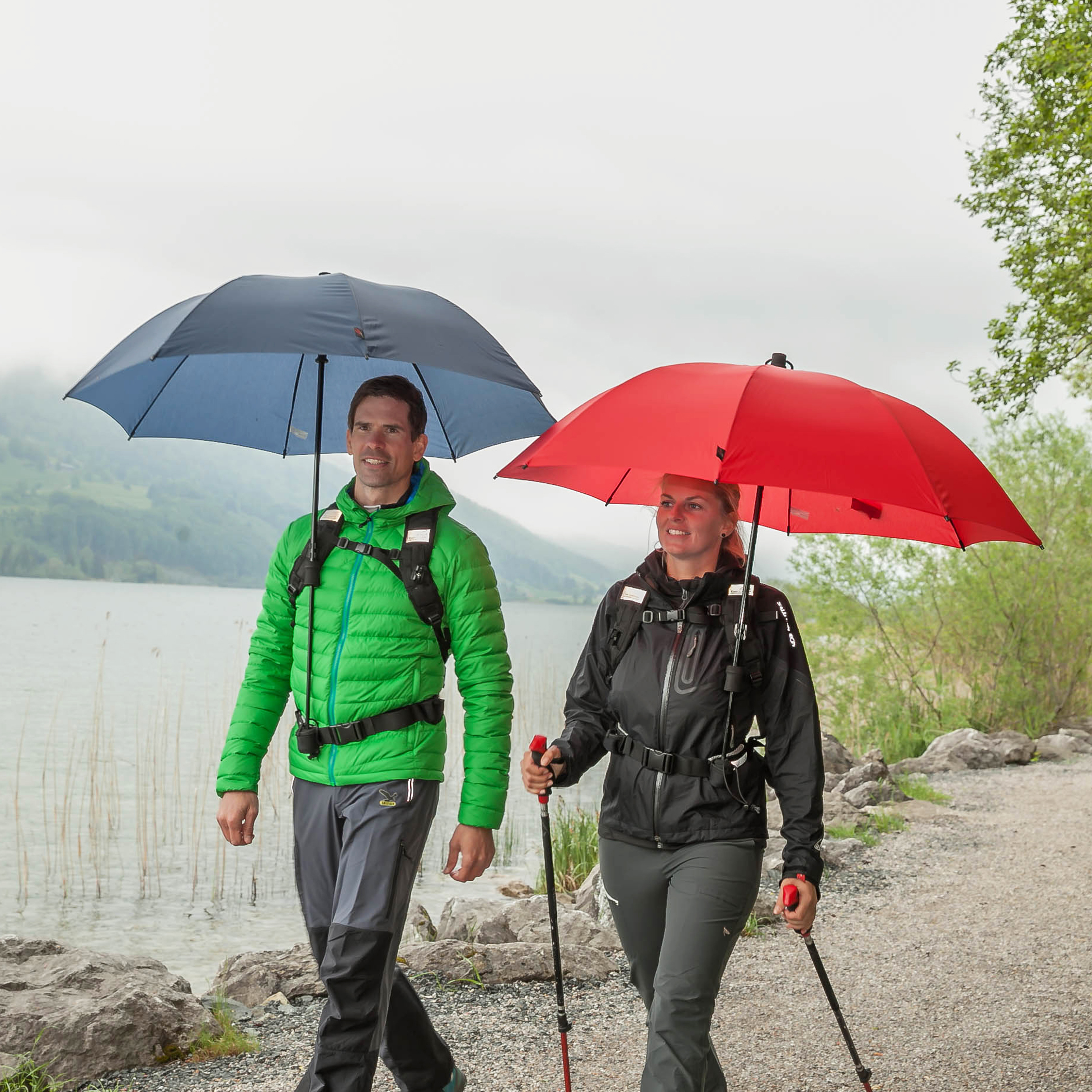 EuroSchirm, Trekking-Regenschirm Swing handsfree