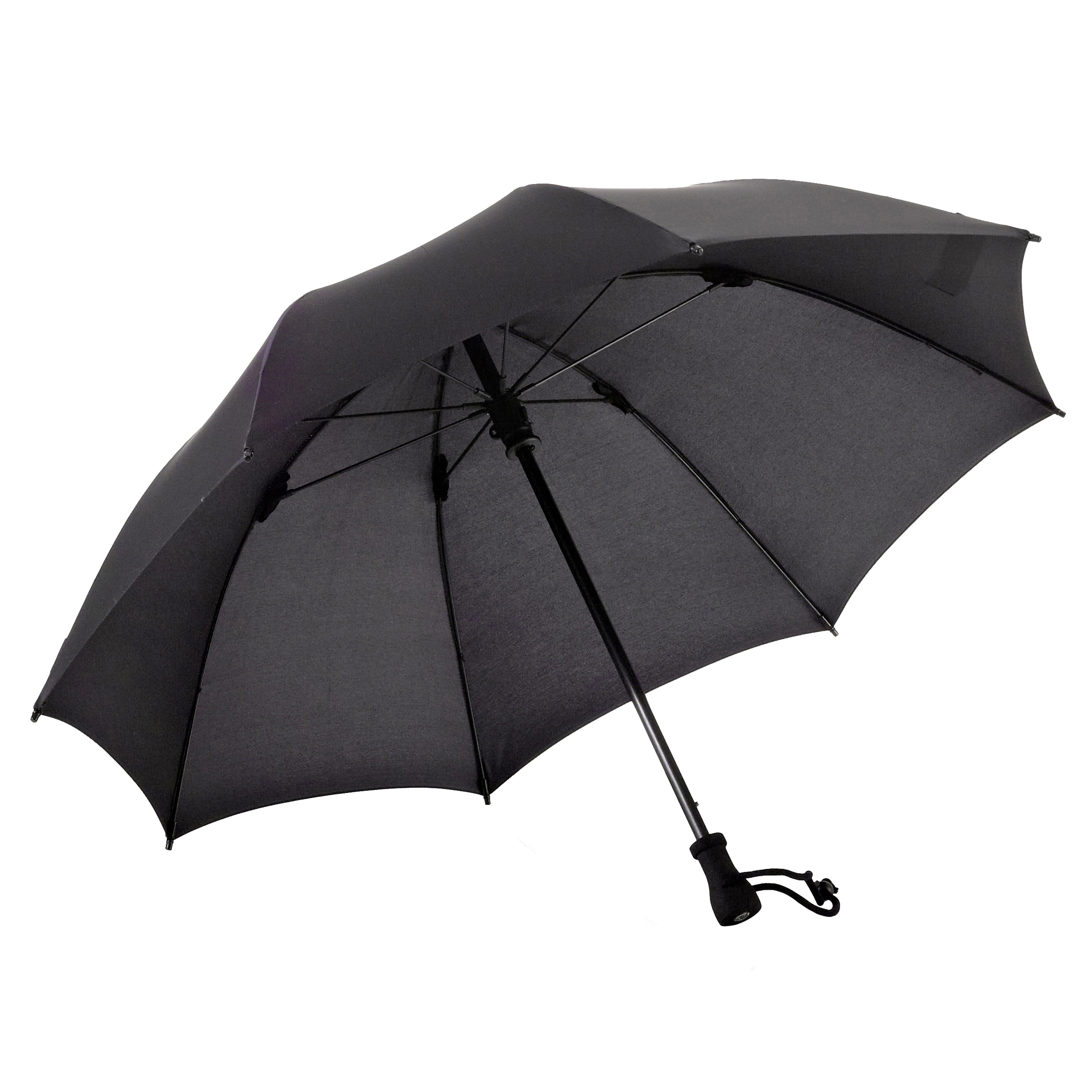 Trekking-Regenschirm birdiepal outdoor, schwarz